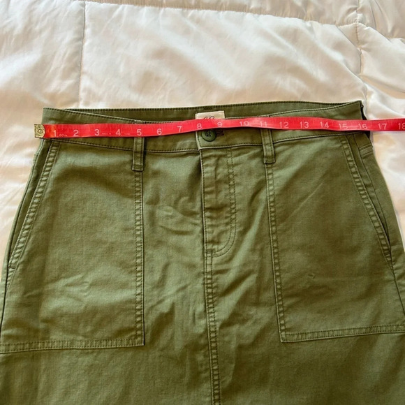 J Crew Military Garment-dyed mini skirt, BK713 size 8 - Picture 4 of 11